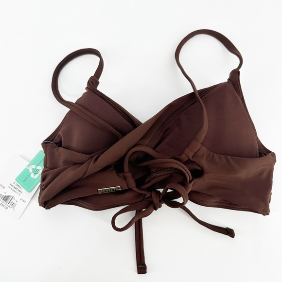NWT Sunsets Lyla Bralette Bikini Top Tiki Brown - Picture 4 of 5